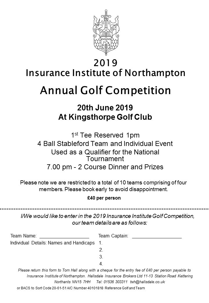Annual Golf Competition